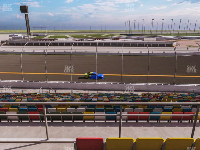 Seating view for Daytona International Speedway Section Back 129