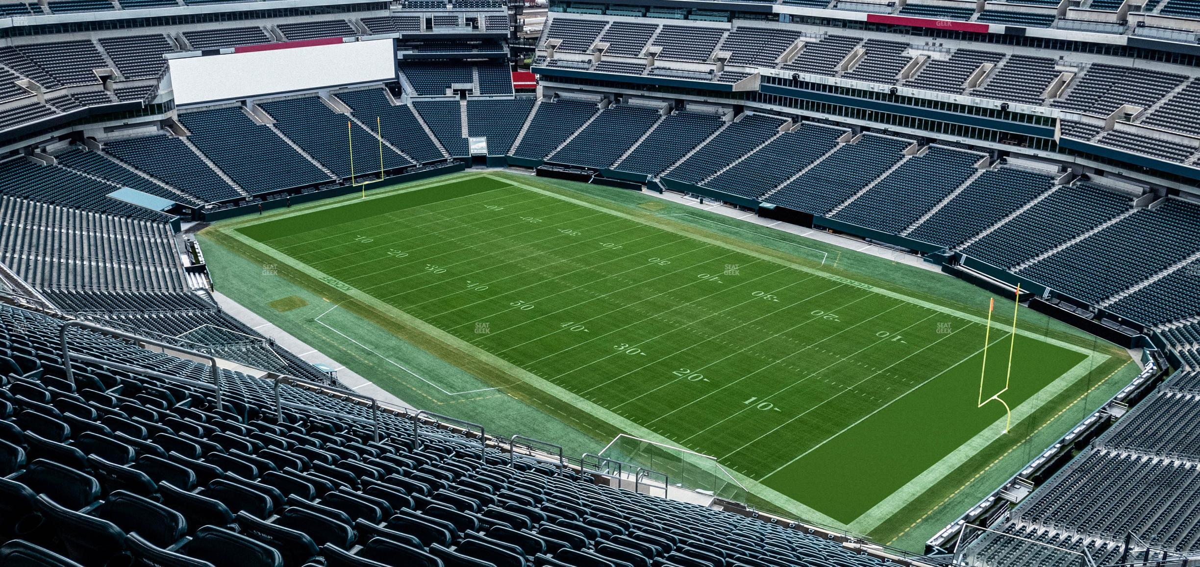 Seating view for Lincoln Financial Field Section 231