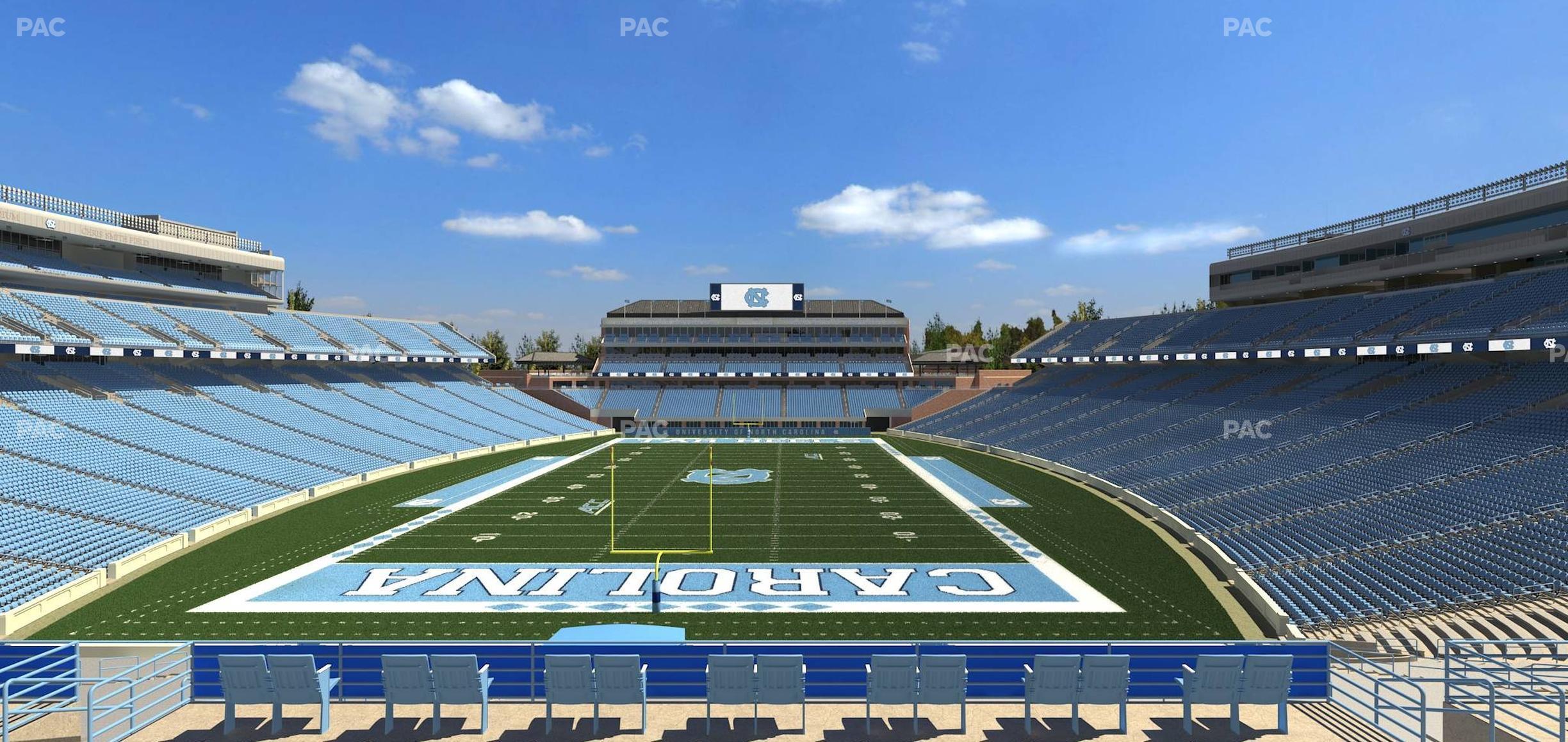 Seating view for Kenan Memorial Stadium Section 116