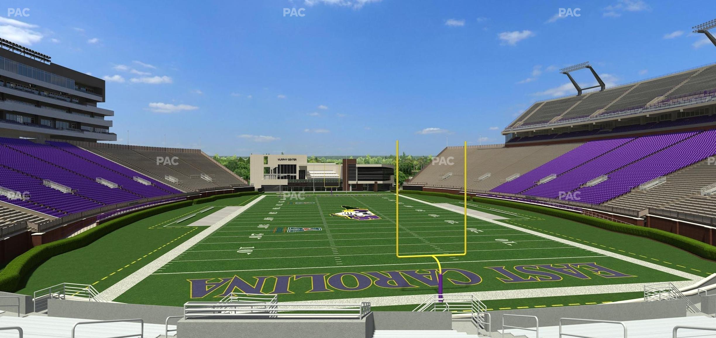 Seating view for Dowdy-Ficklen Stadium Section 28