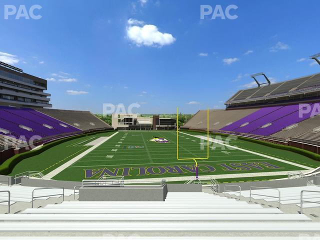 Seating view for Dowdy-Ficklen Stadium Section 28