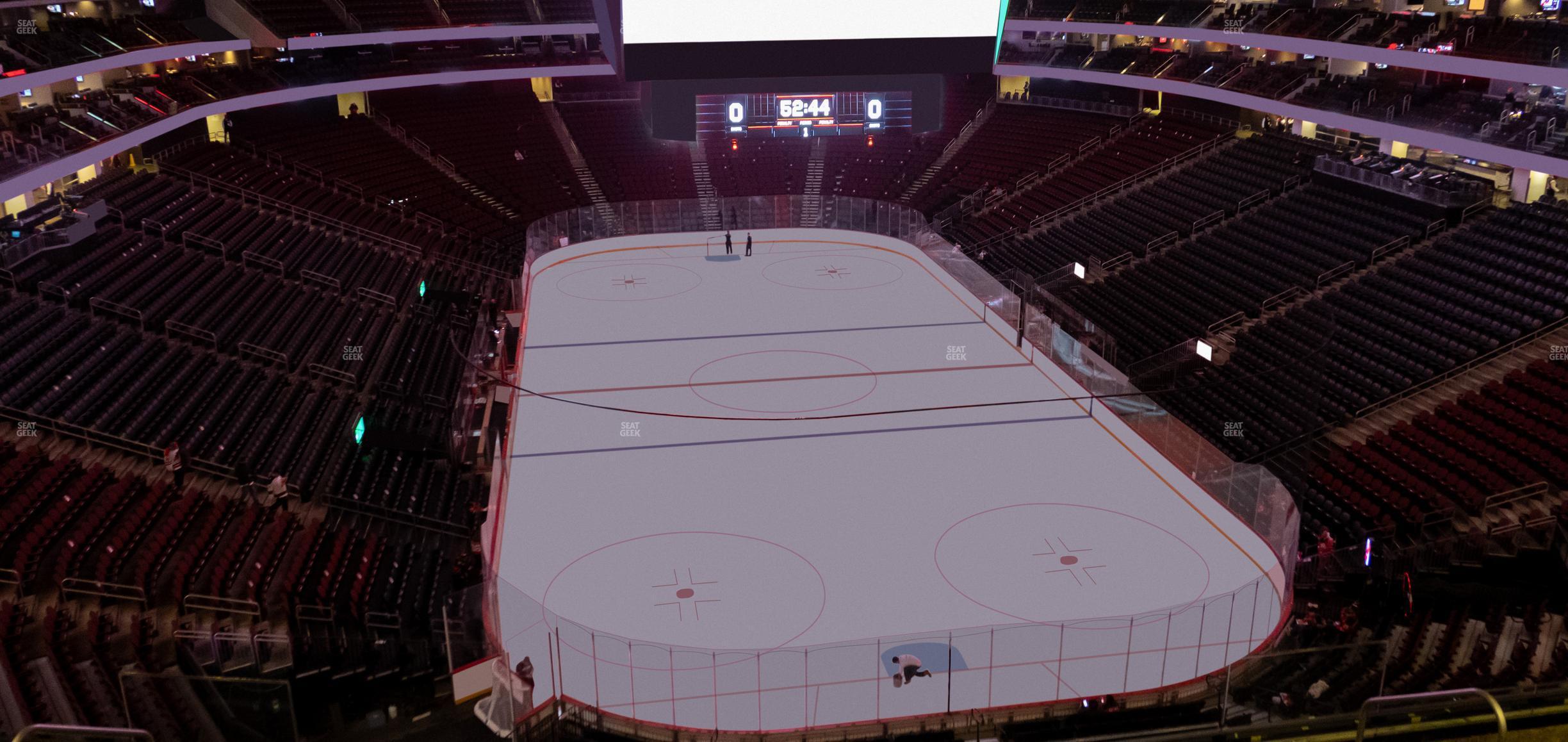 Seating view for Prudential Center Section 119