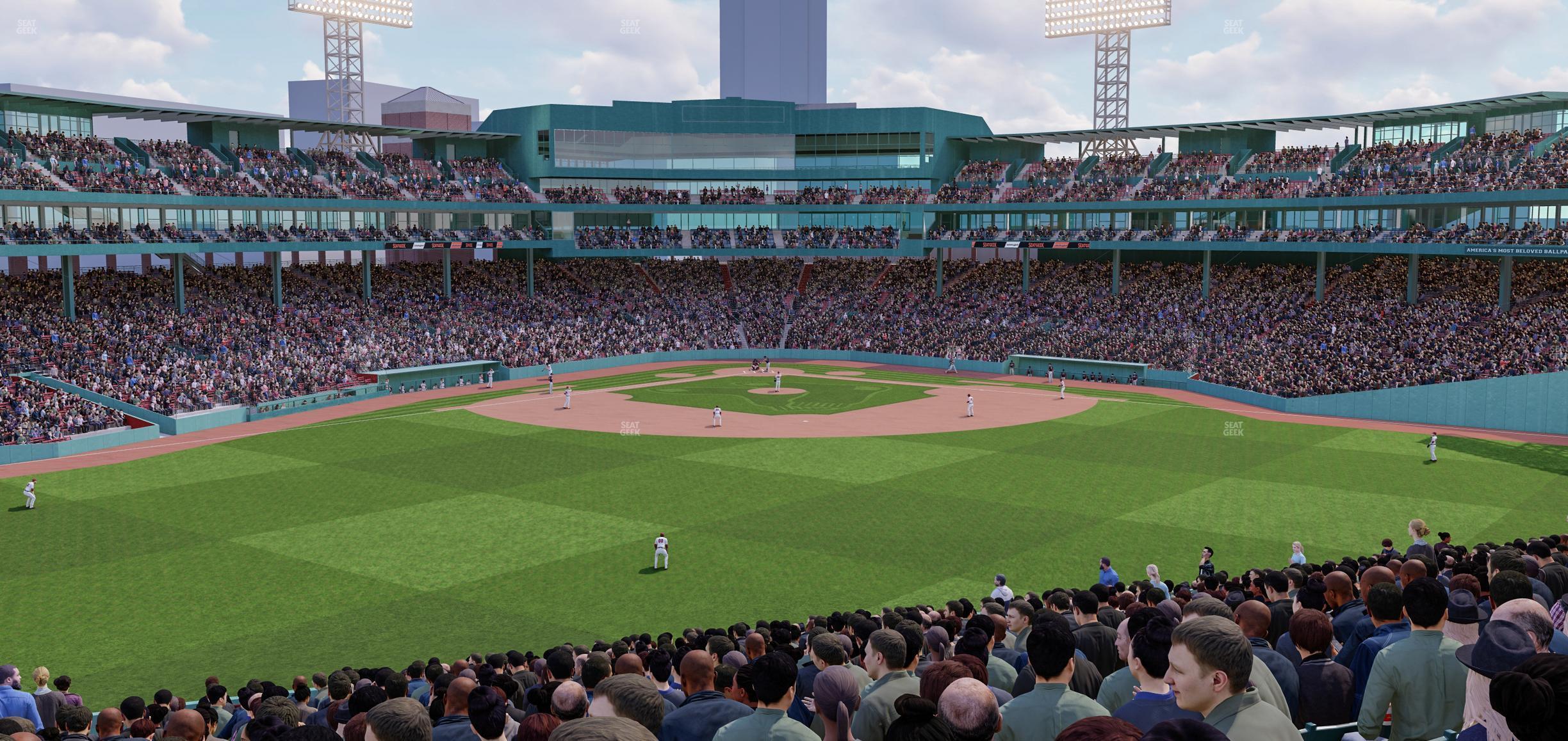 Seating view for Fenway Park Section Upper Bleacher 36