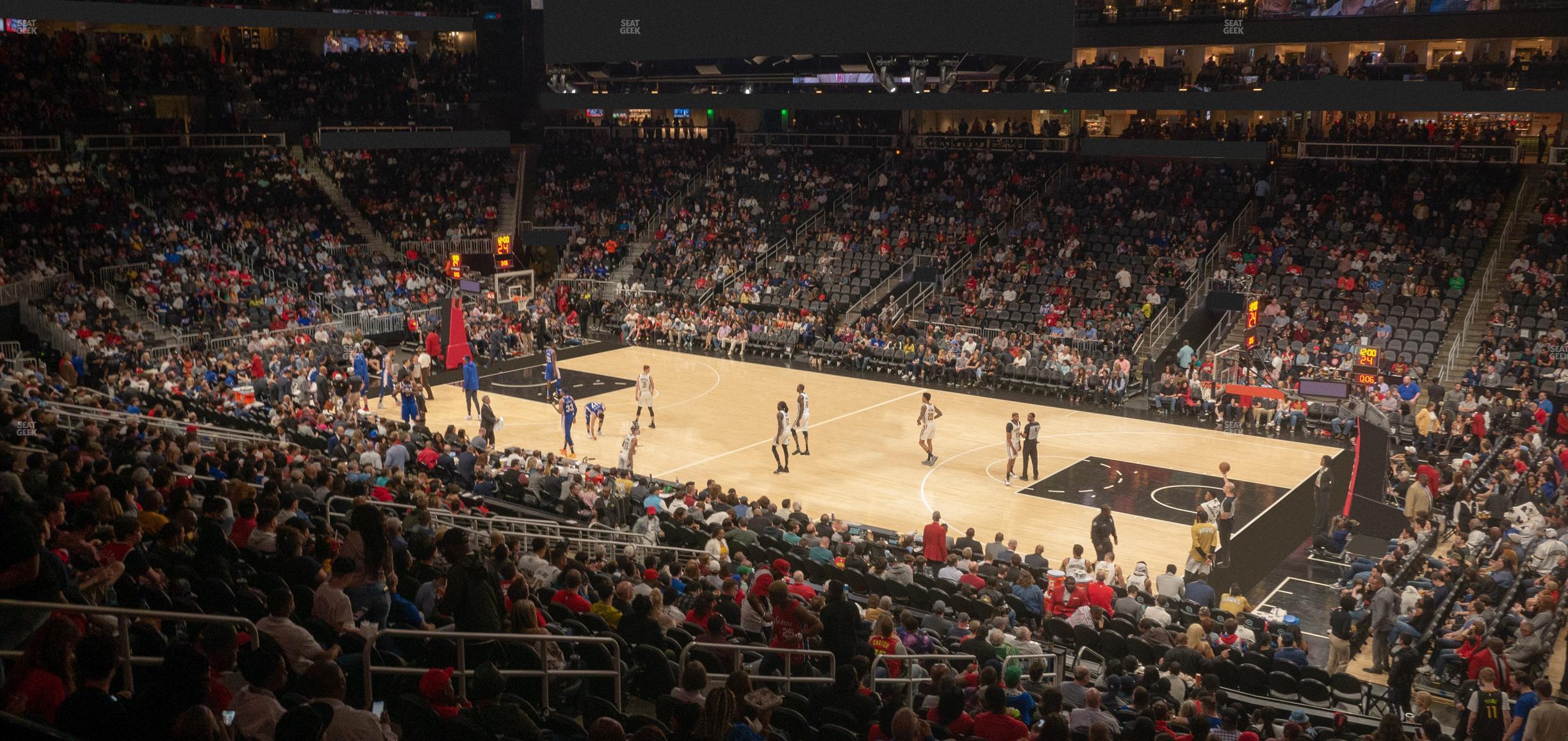 Seating view for State Farm Arena Section T 20