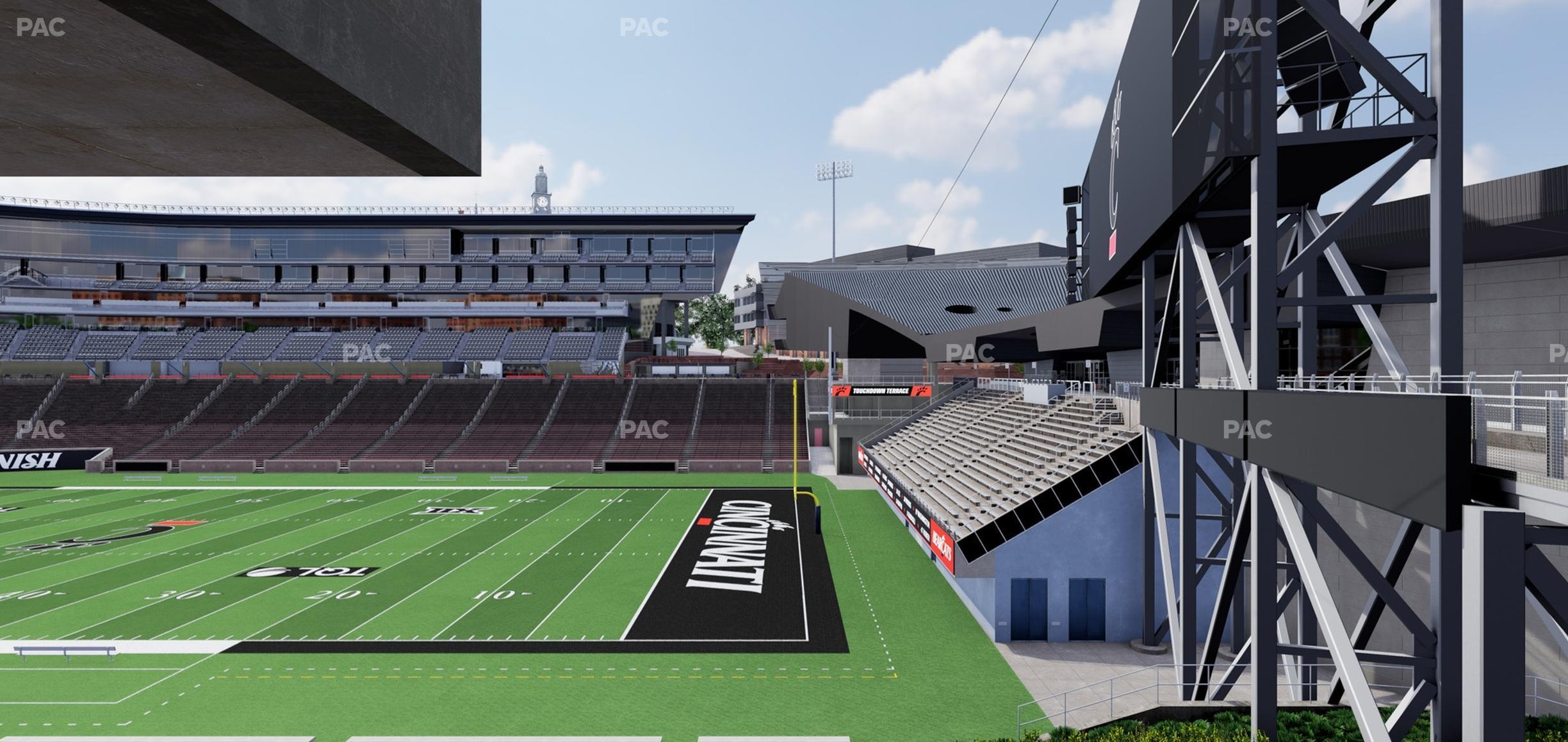 Seating view for Nippert Stadium Section 101