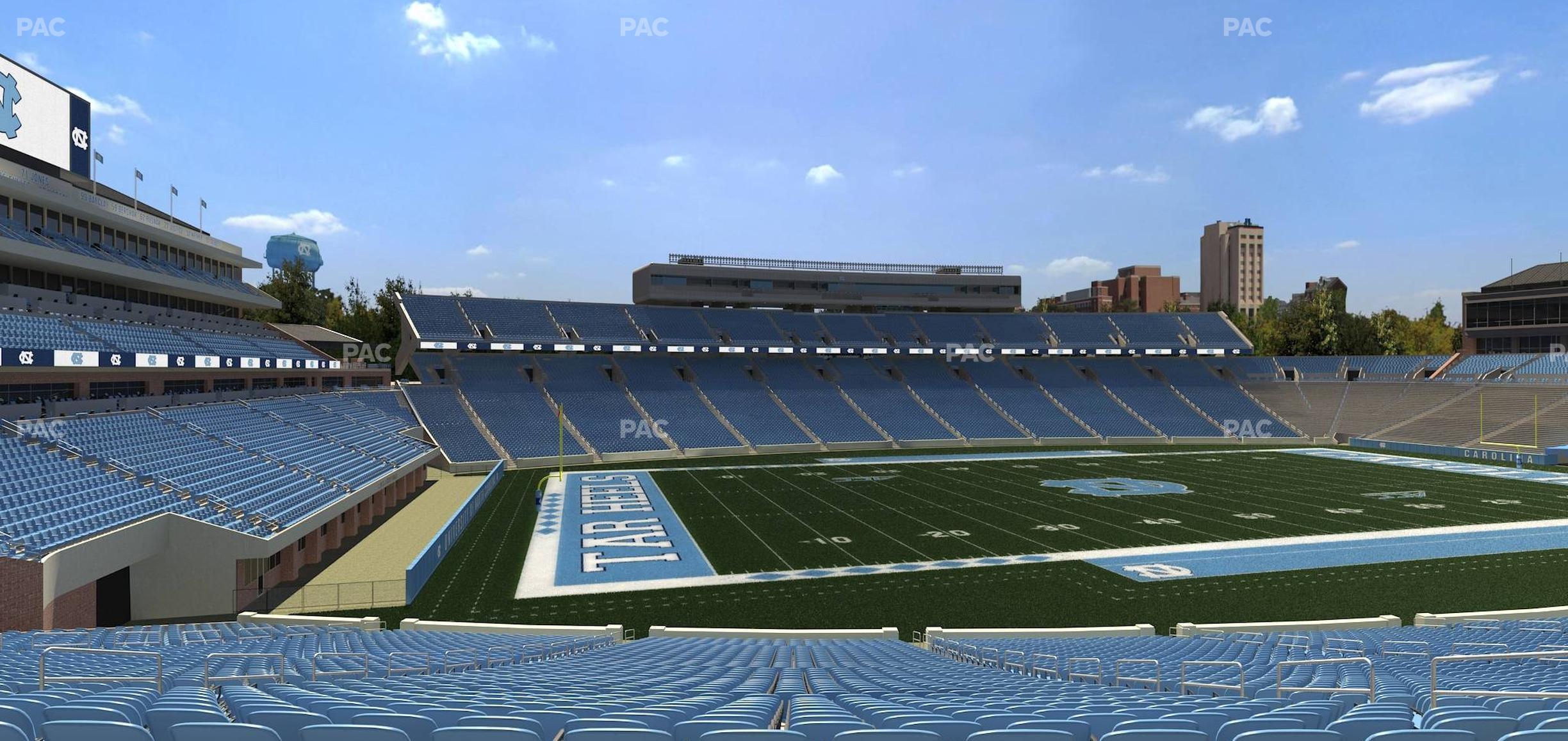 Seating view for Kenan Memorial Stadium Section 102