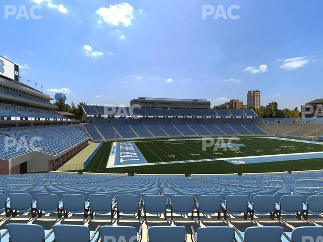 Seating view for Kenan Memorial Stadium Section 102