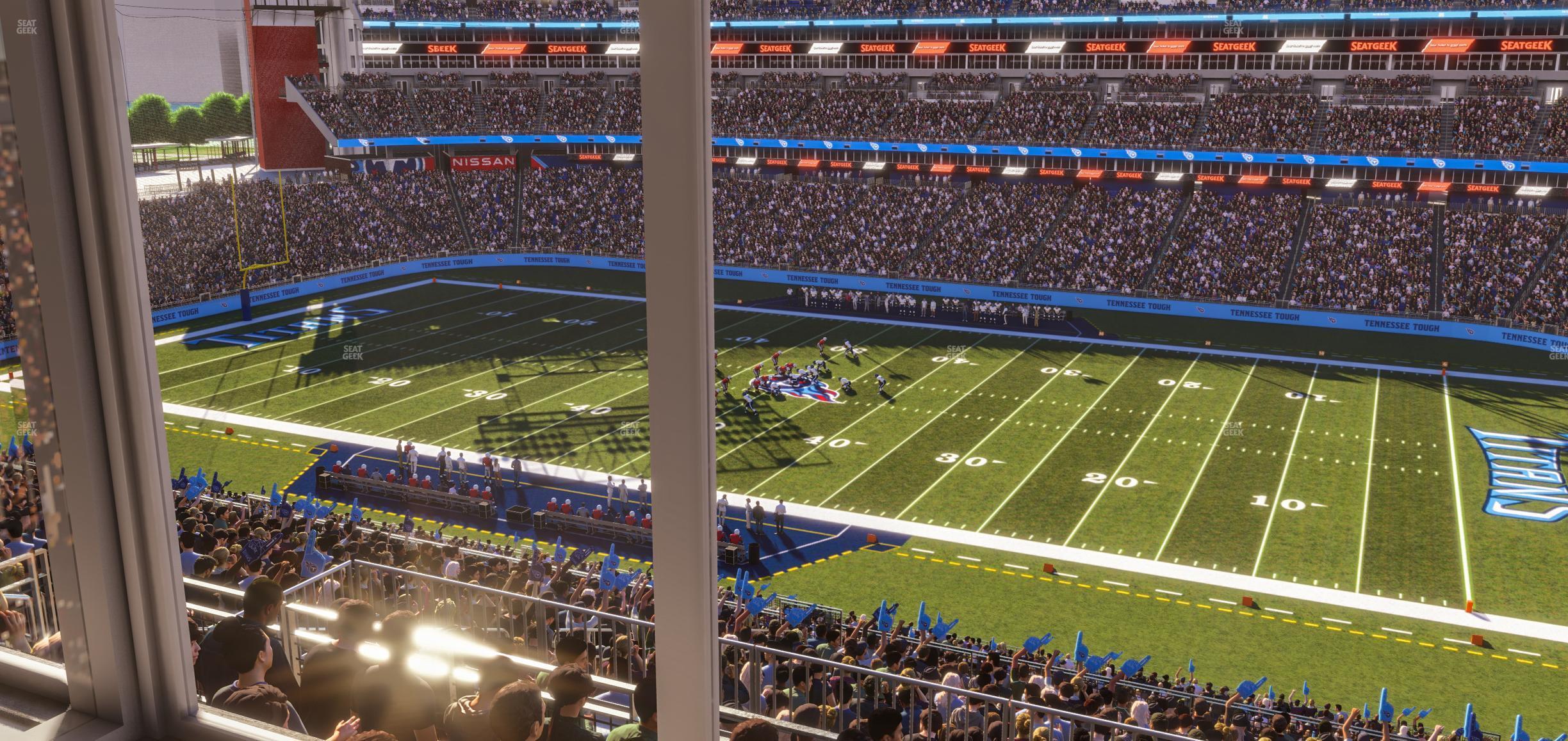 Seating view for Nissan Stadium Section Suite 510 E