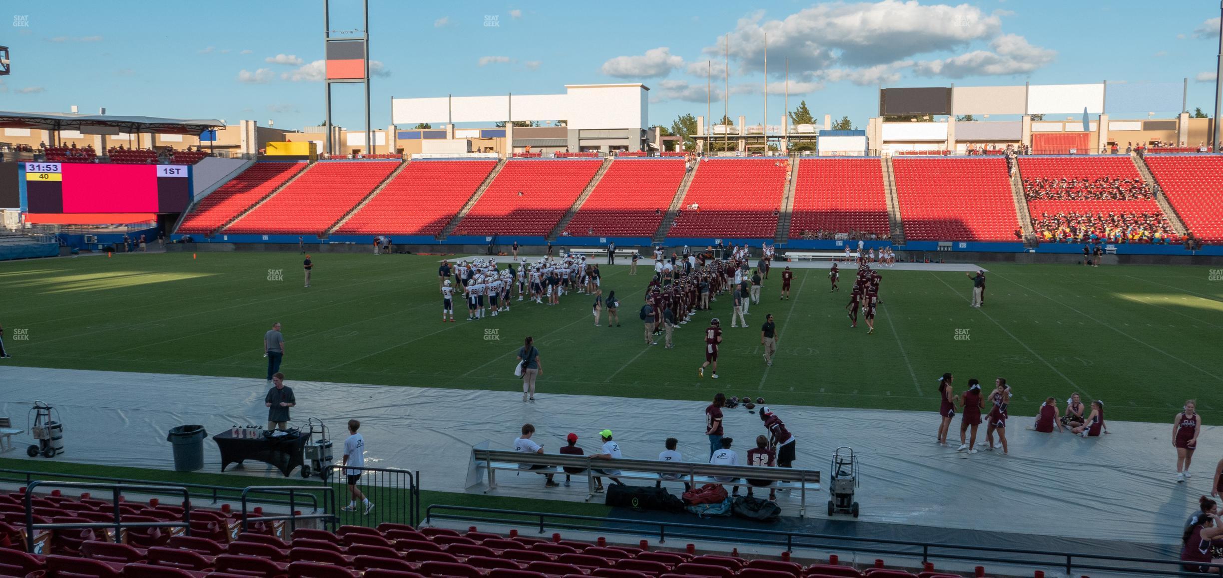 Seating view for Toyota Stadium Section 107