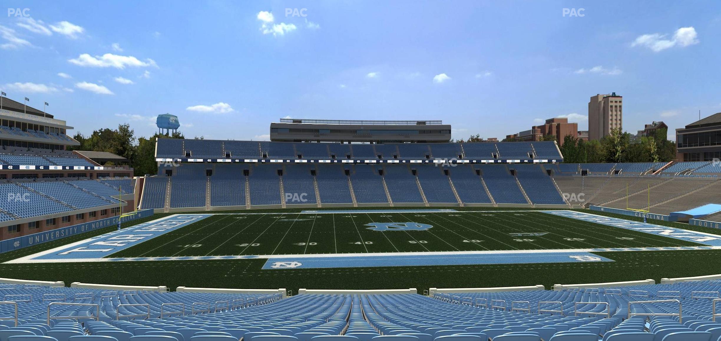 Seating view for Kenan Memorial Stadium Section 105