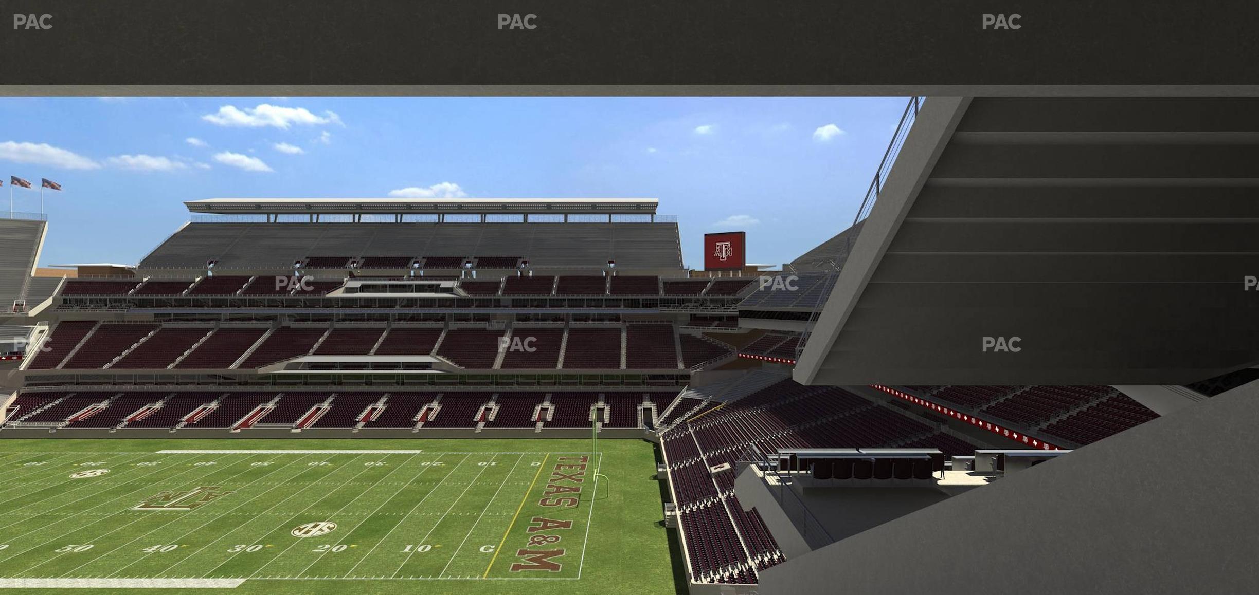 Seating view for Kyle Field Section 230