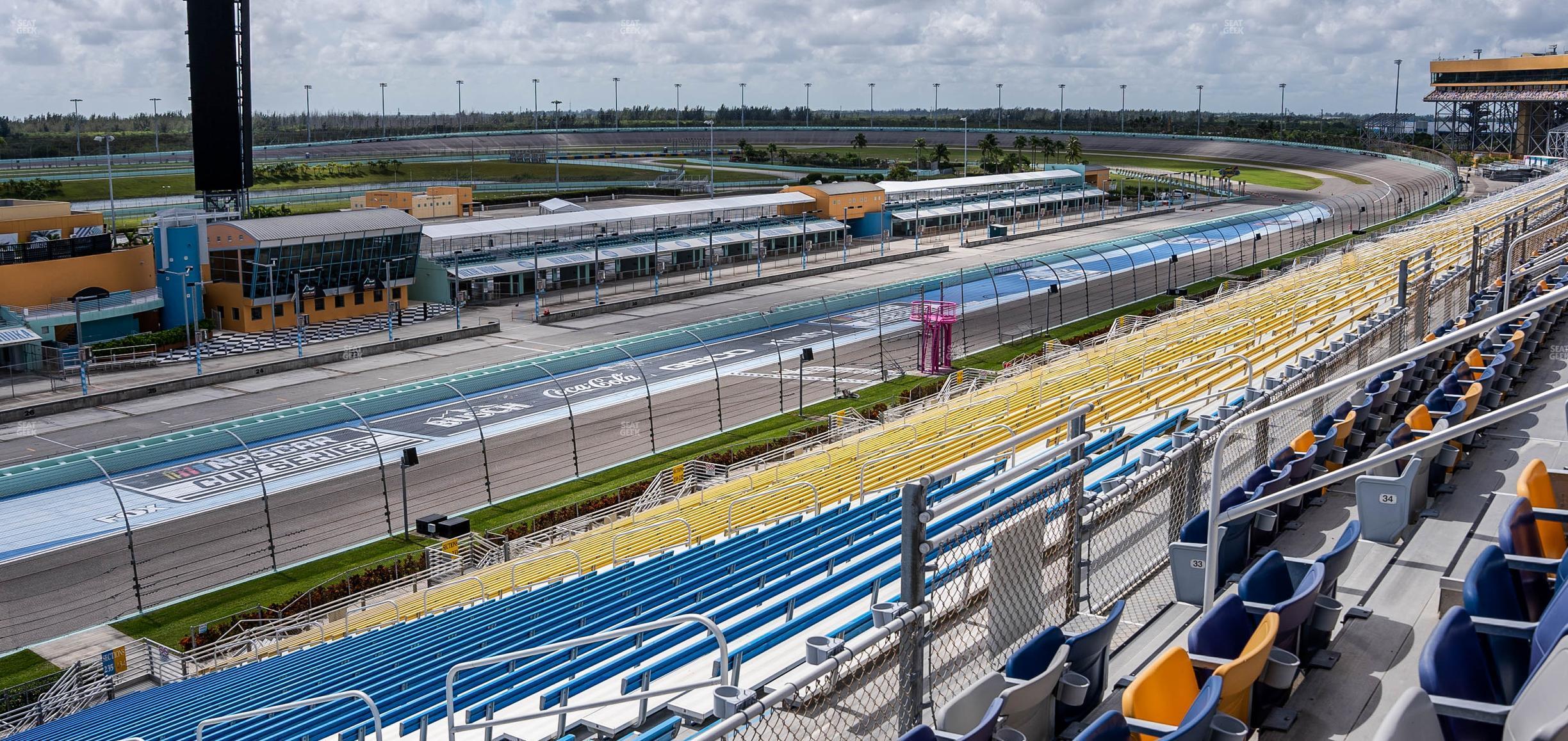 Seating view for Homestead-Miami Speedway Section Speedway Club 336