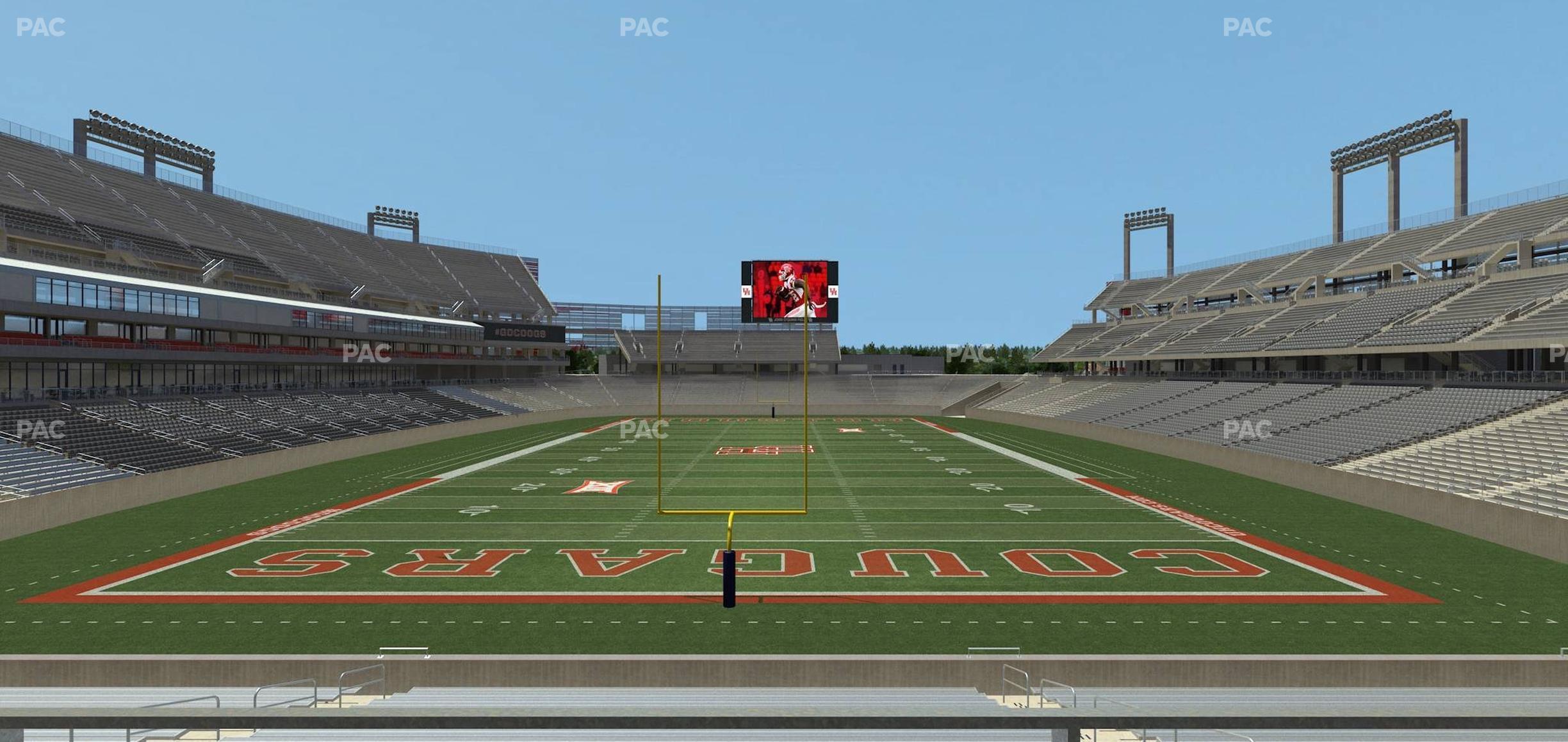 Seating view for TDECU Stadium Section Party Patio 138