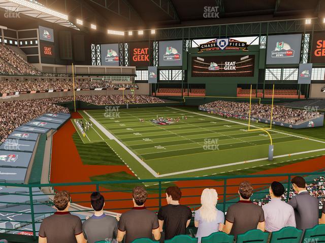 Seating view for Chase Field Section Suite 33