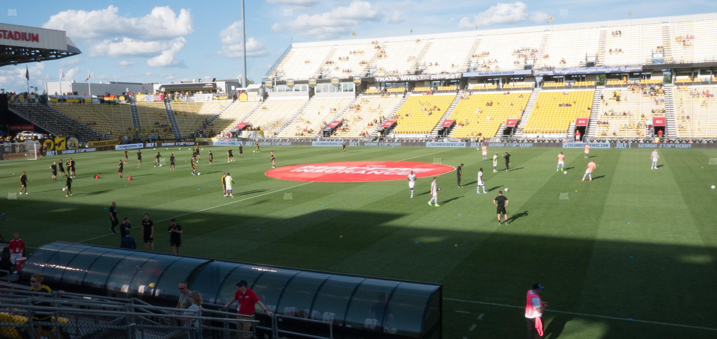 Seating view for Historic Crew Stadium Section 124