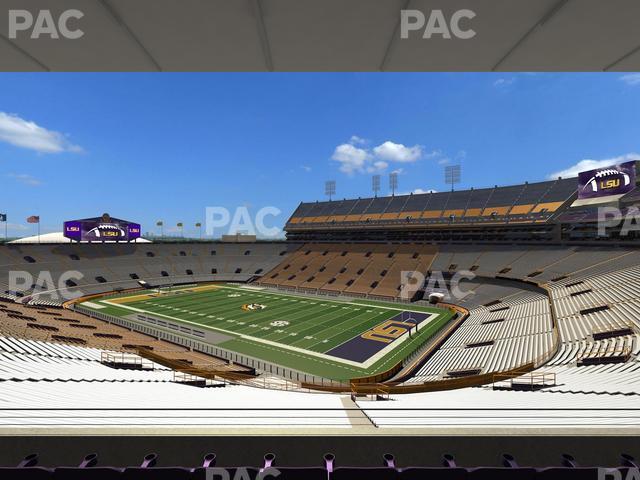 Seating view for Tiger Stadium Section Club 101