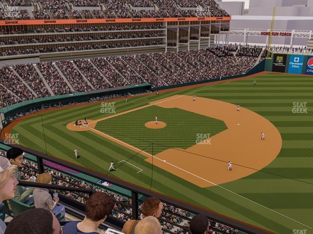 Seating view for Progressive Field Section 432