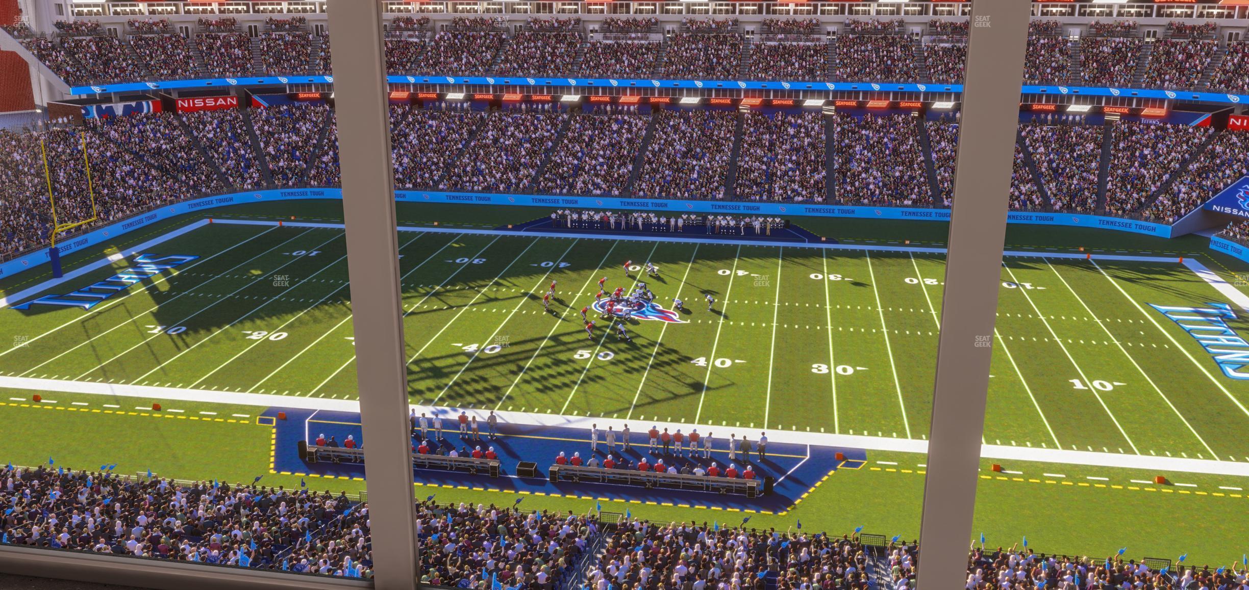 Seating view for Nissan Stadium Section Suite 617 E