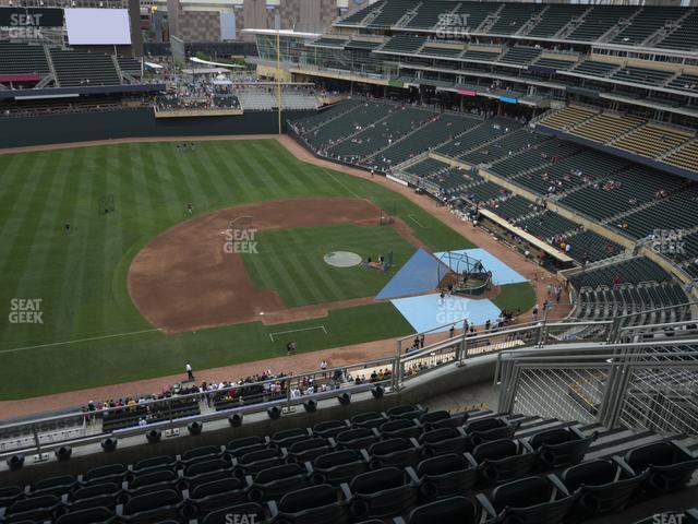 Seating view for Target Field Section 322