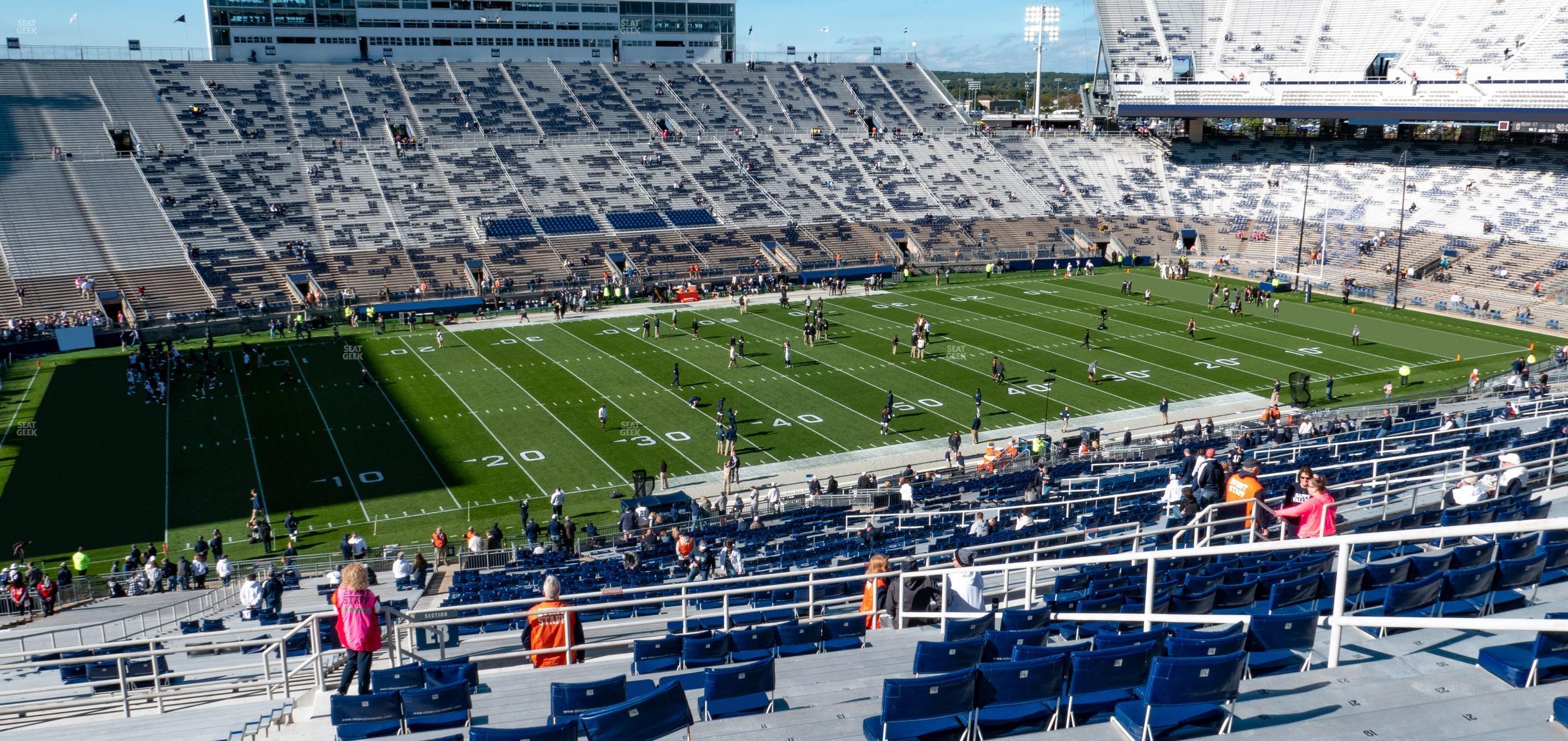 Seating view for Beaver Stadium Section East C Upper