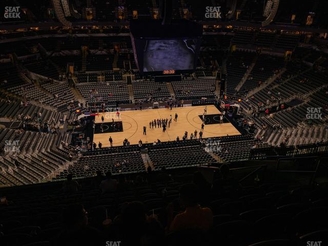 Seating view for Frost Bank Center Section 225