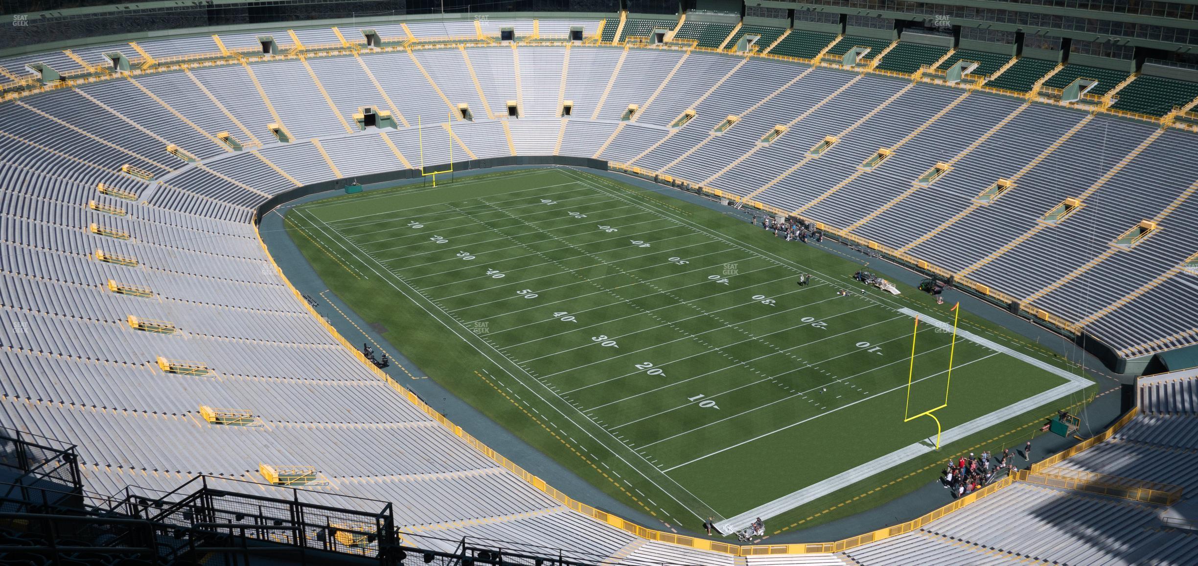 Seating view for Lambeau Field Section 736 S