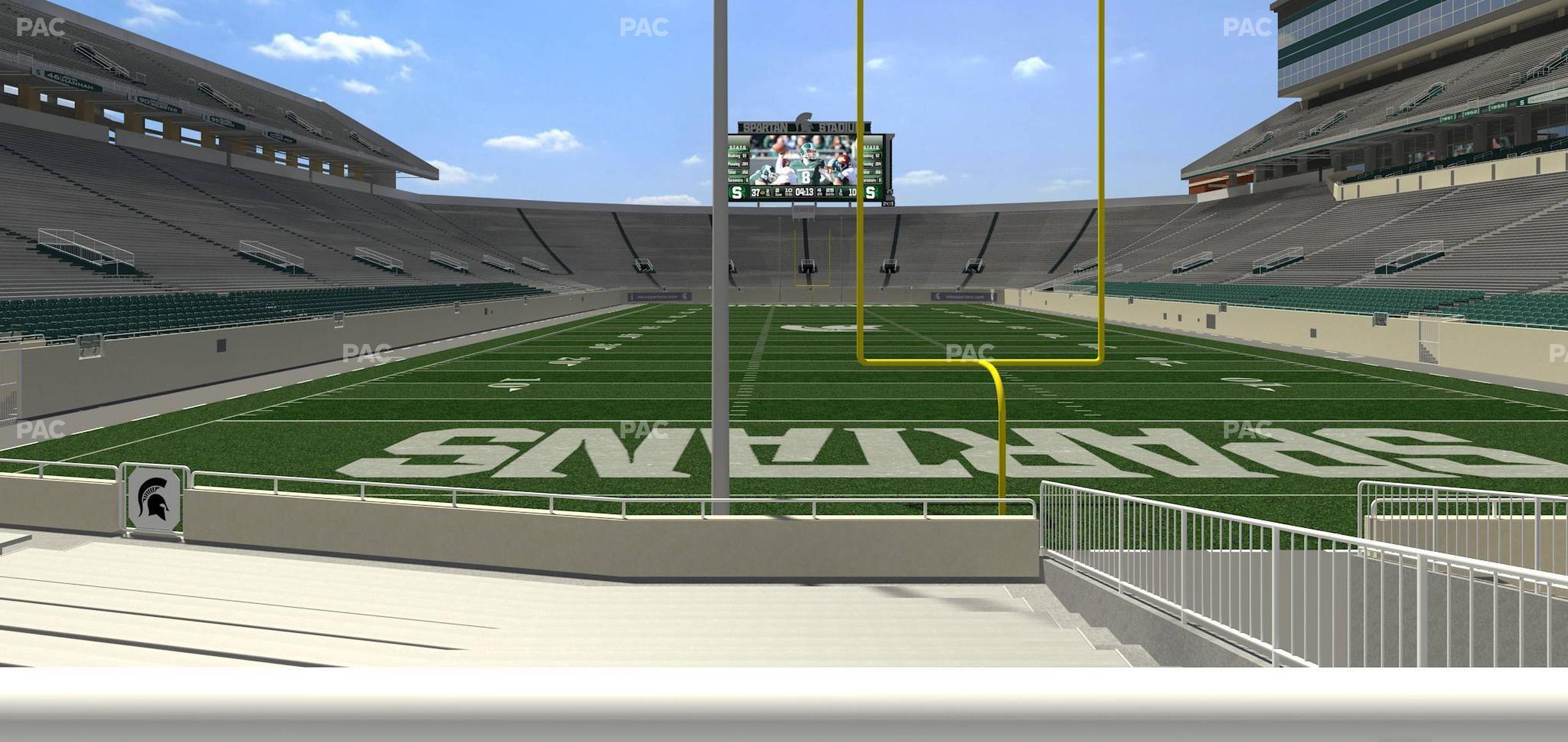 Seating view for Spartan Stadium (Michigan) Section 1