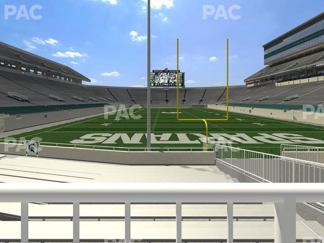 Seating view for Spartan Stadium (Michigan) Section 1