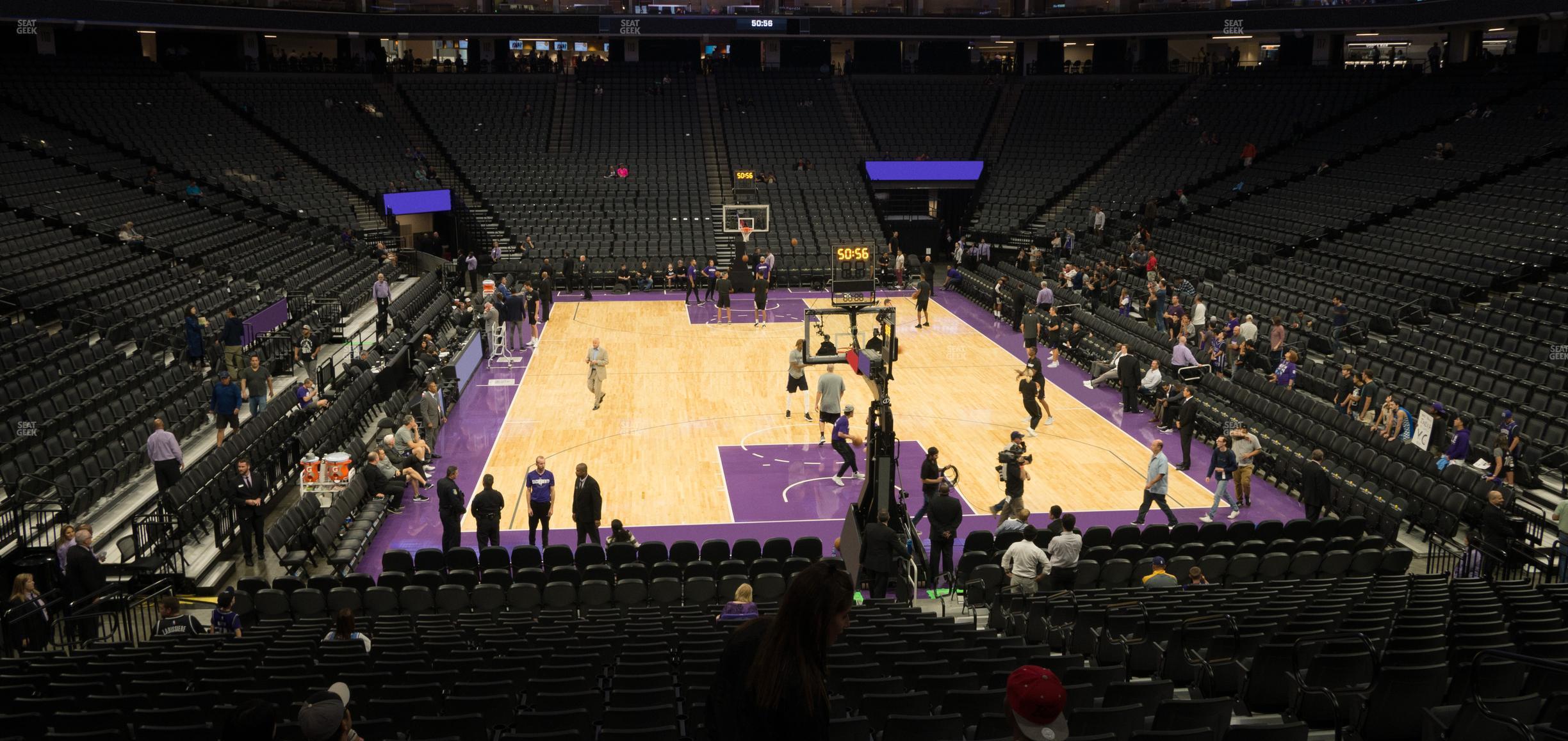 Seating view for Golden 1 Center Section 101