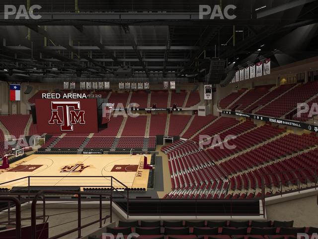 Seating view for Reed Arena Section 219