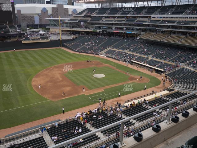 Seating view for Target Field Section 223