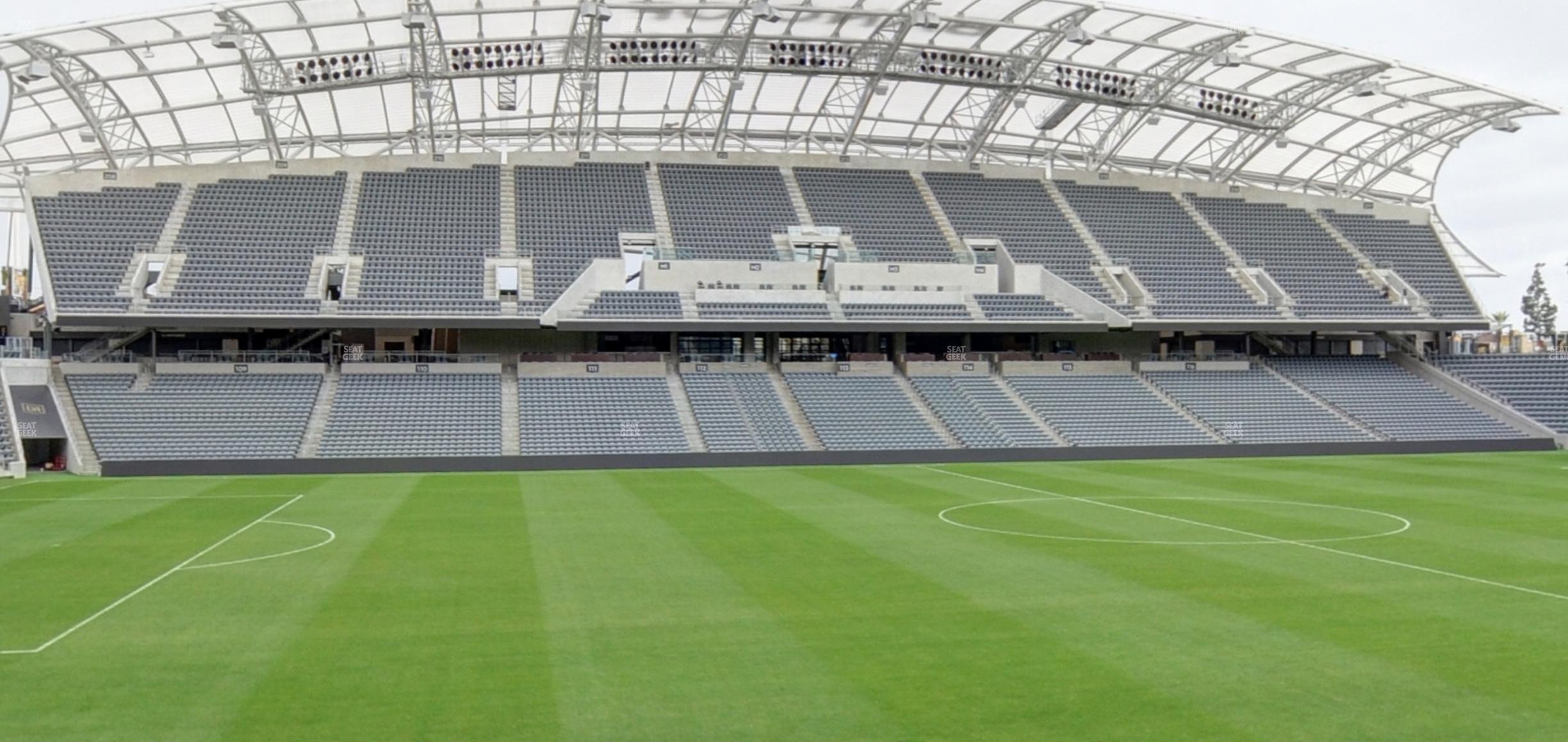 Seating view for BMO Stadium Section 133