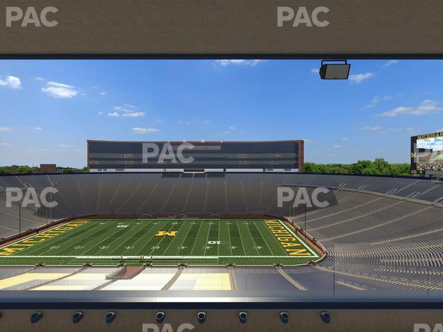 Seating view for Michigan Stadium Section 413