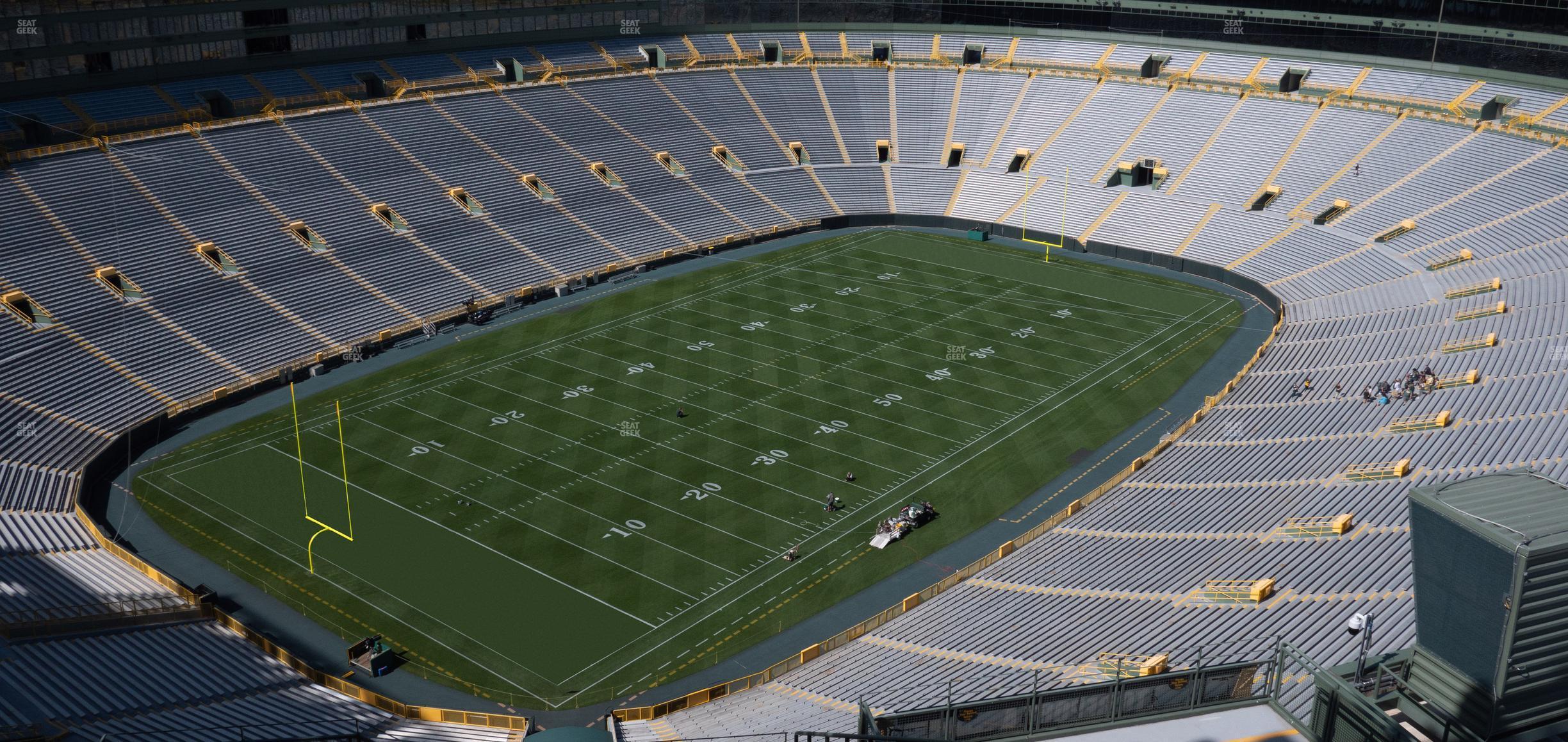 Seating view for Lambeau Field Section 735 S