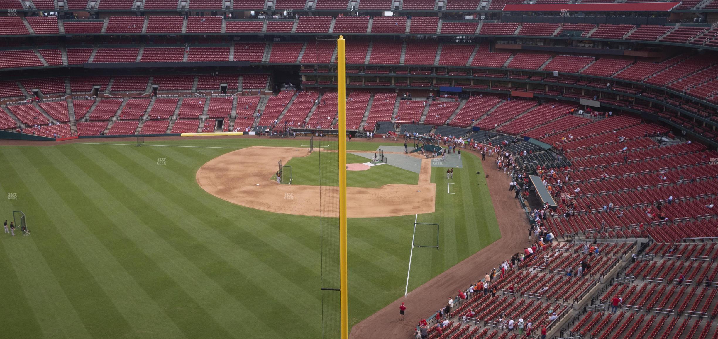 Seating view for Busch Stadium Section Left Field Pavilion 371