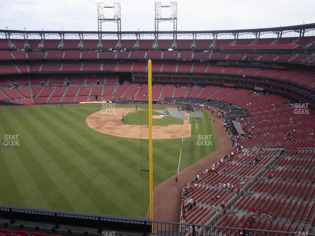 Seating view for Busch Stadium Section Left Field Pavilion 371