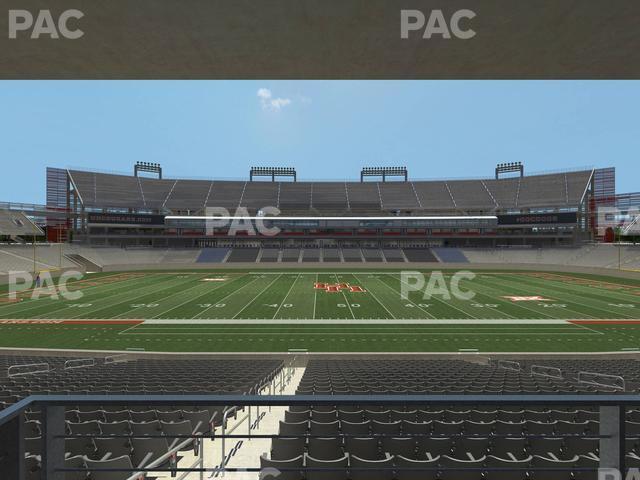 Seating view for TDECU Stadium Section 129