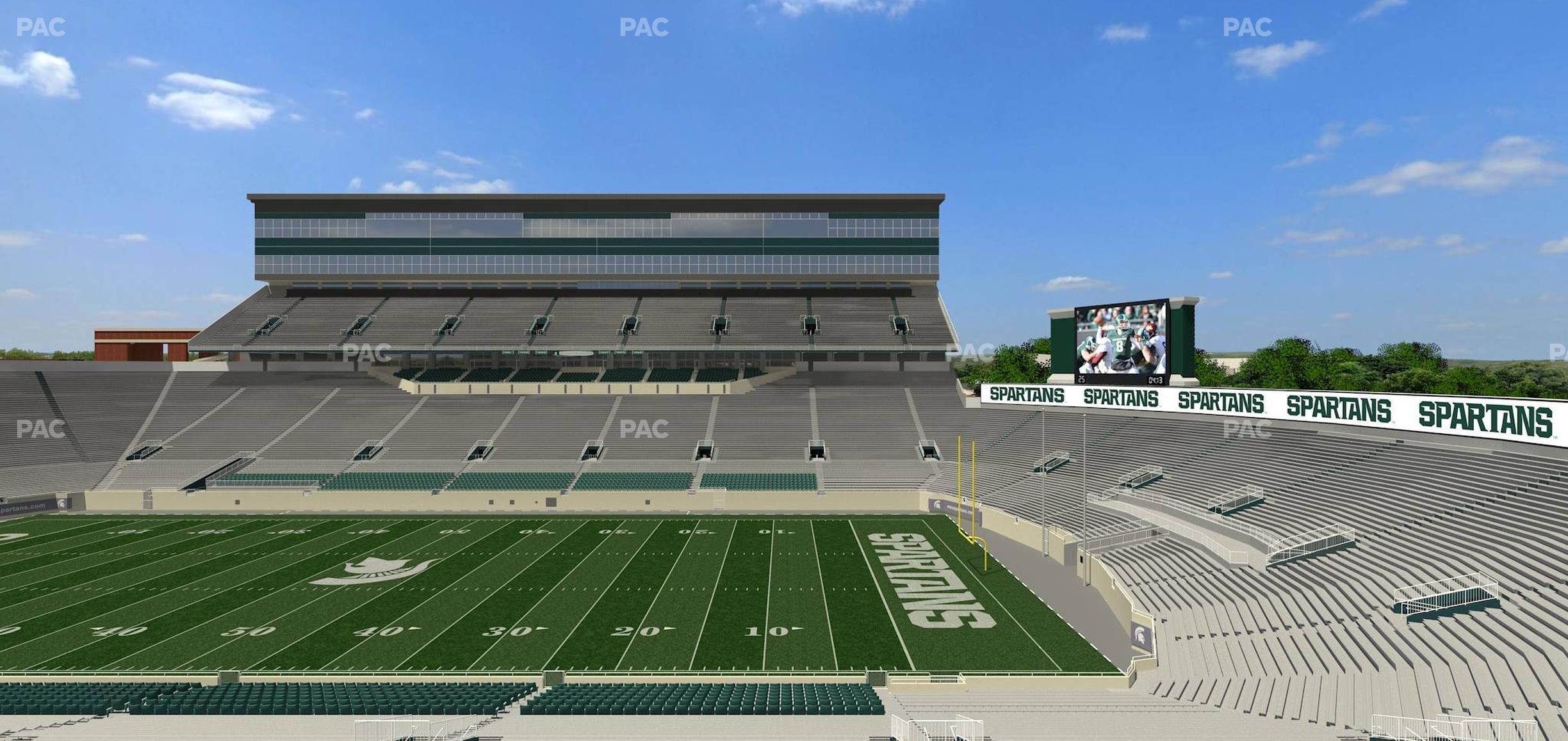 Seating view for Spartan Stadium (Michigan) Section 6