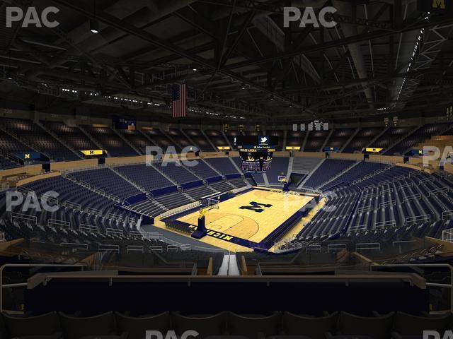 Seating view for Crisler Center Section 211