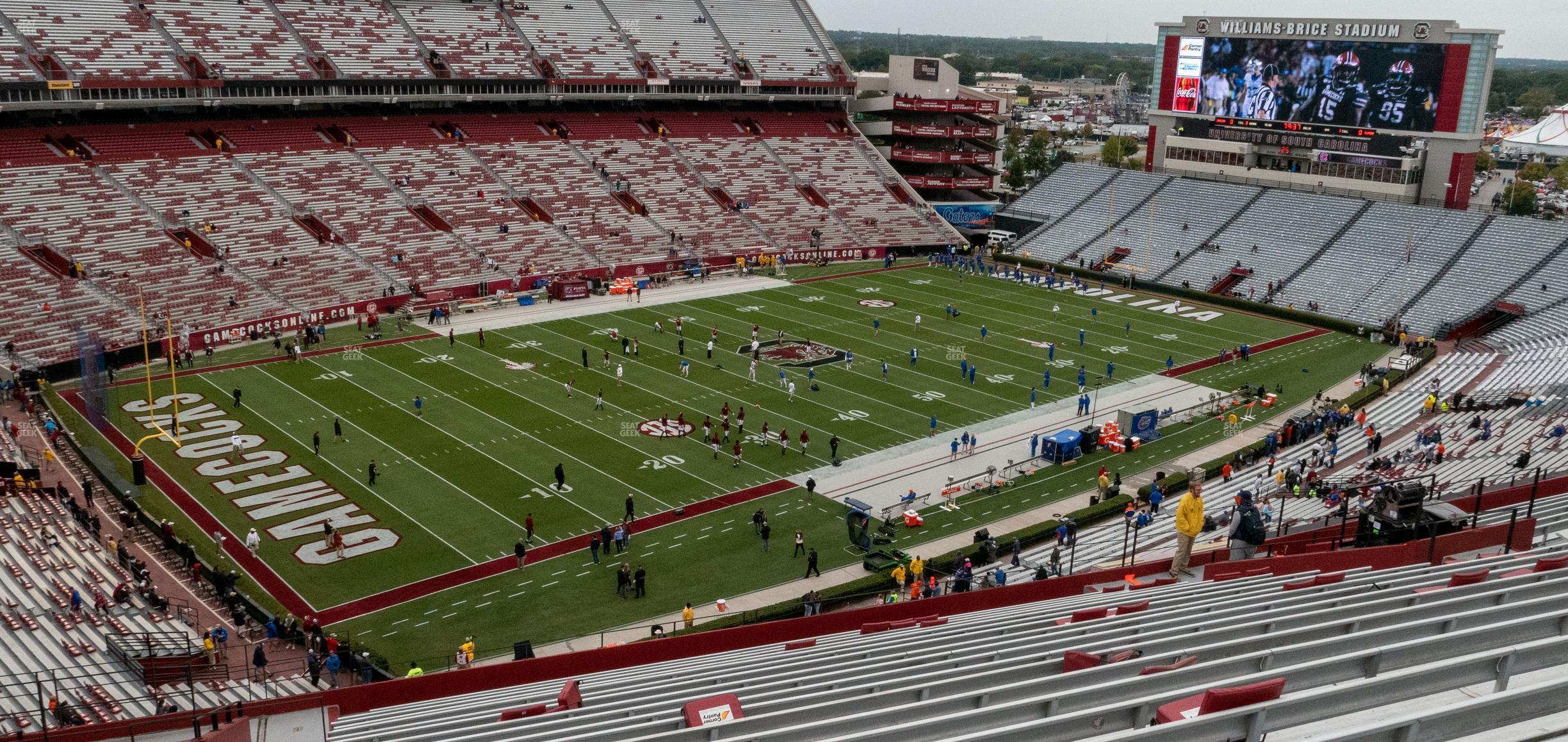 Seating view for Williams Brice Stadium Section 501