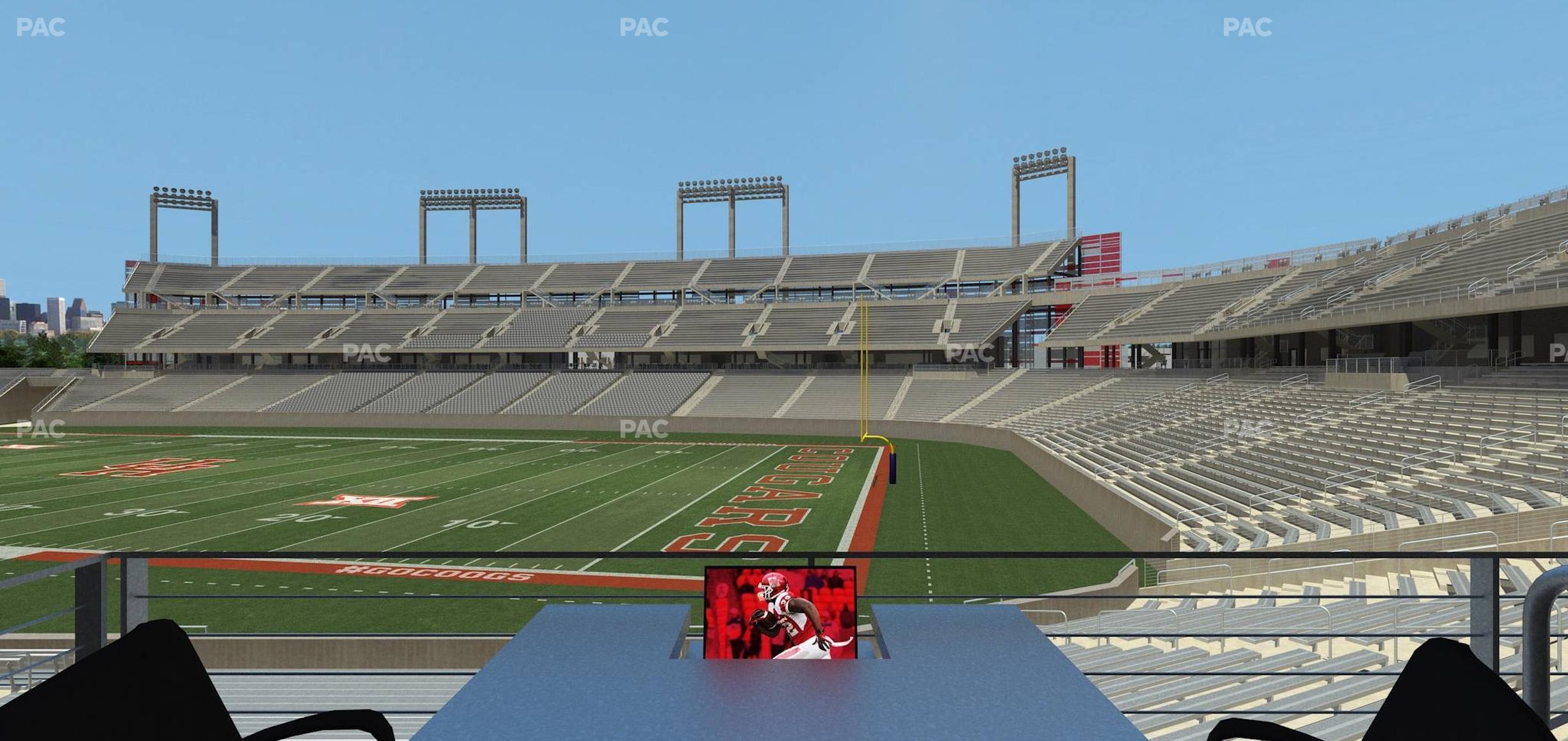 Seating view for TDECU Stadium Section Loge Box 2