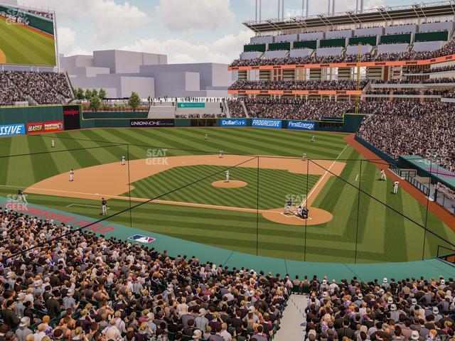 Seating view for Progressive Field Section Suite 144