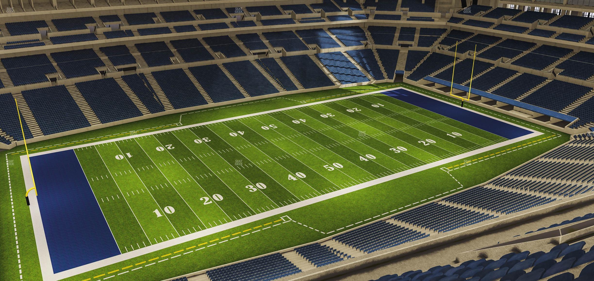 Seating view for Lucas Oil Stadium Section 644