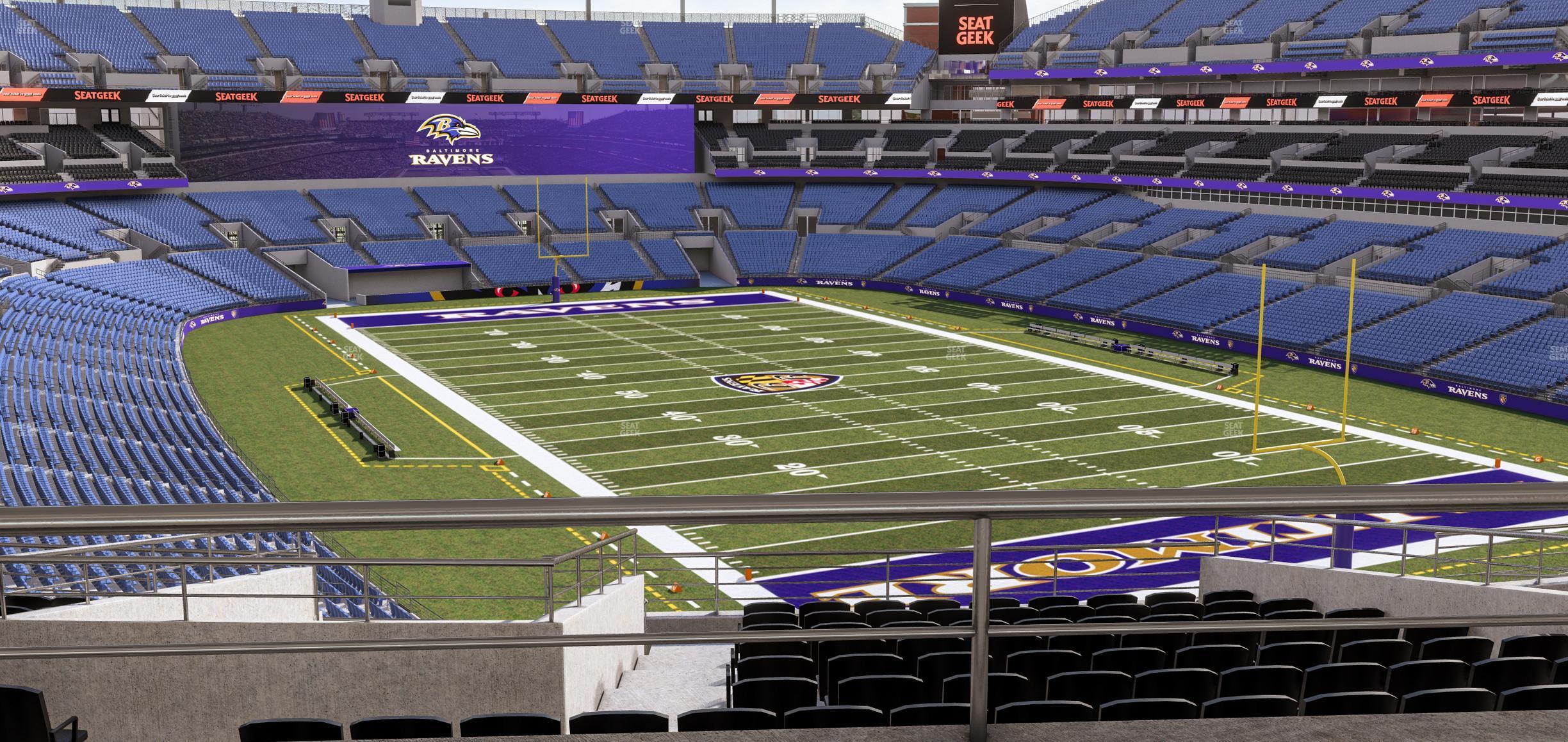 Seating view for M&T Bank Stadium Section Suite 300