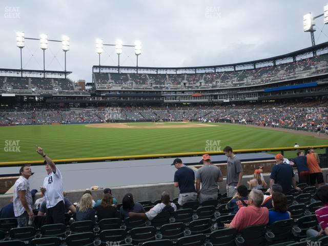 Seating view for Comerica Park Section 149