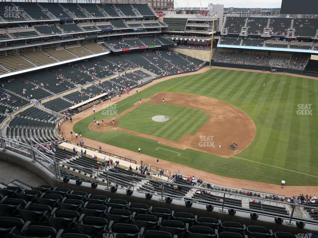 Seating view for Target Field Section 307