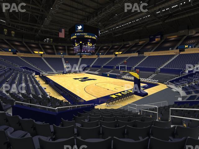 Seating view for Crisler Center Section 136