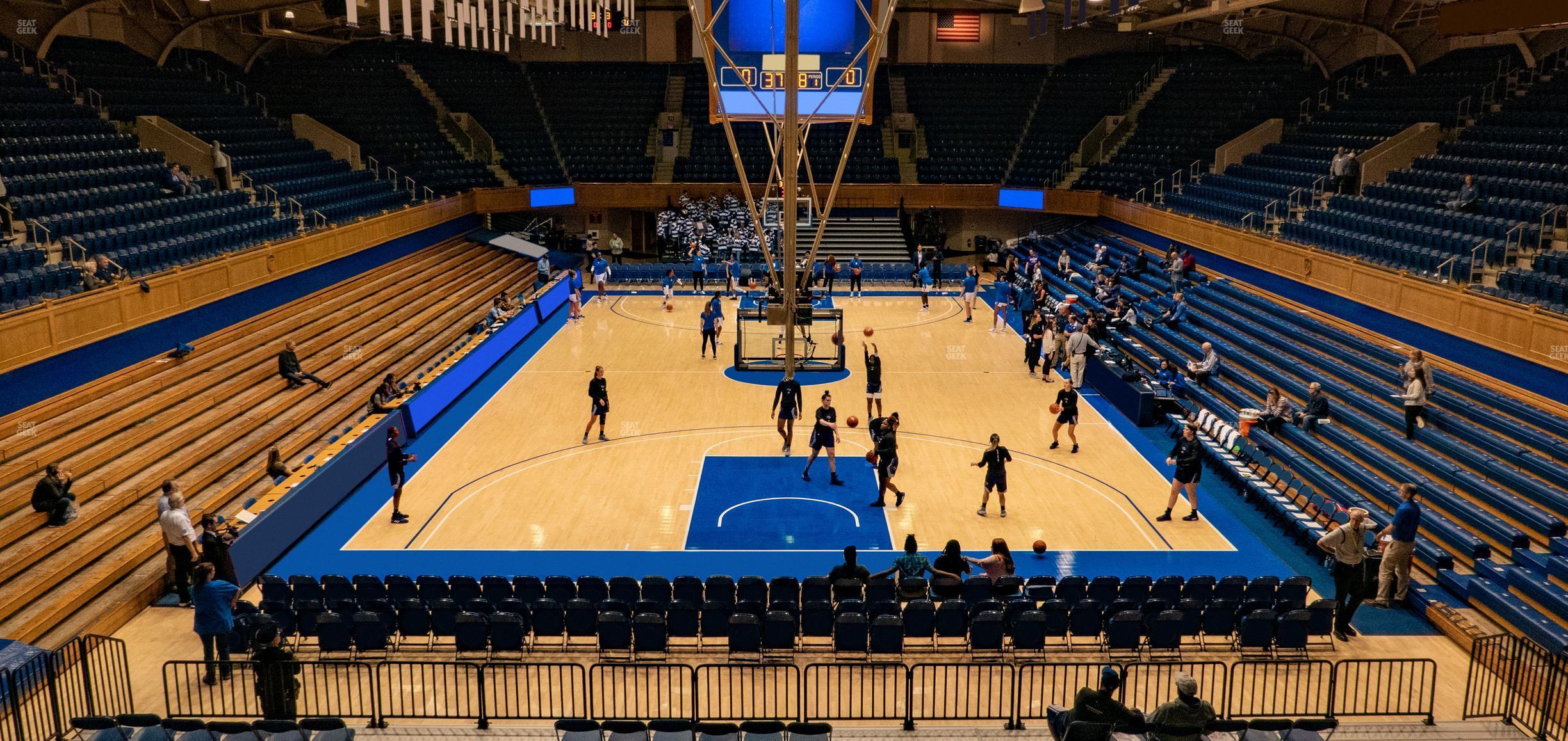 Seating view for Cameron Indoor Stadium Section 2