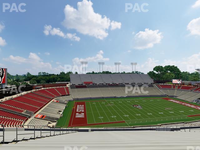 Seating view for Carter-Finley Stadium Section 31