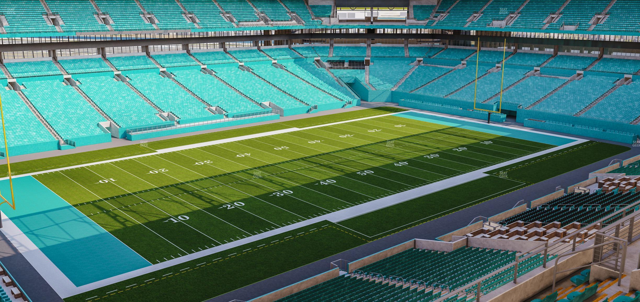 Seating view for Hard Rock Stadium Section 352